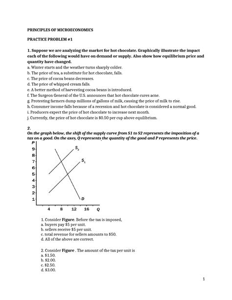 principles of microeconomics practice exam